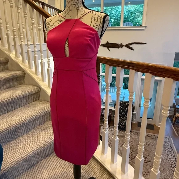 Aidan Mattox | Dresses | Aidan Mattox Cocktail Dress Size Us Pink | Poshmark
